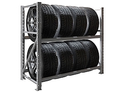 Стеллаж MS Pro 1200/1353x606 стационарный для хранения 8 шин *